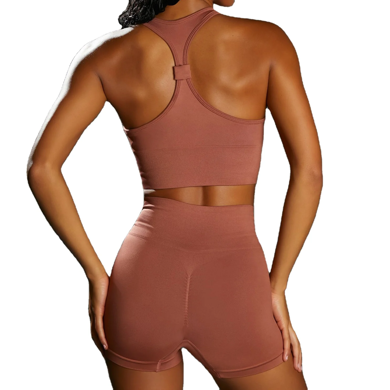 TZ5941 Seamless Workout Sets for Women racerback Sport Bra High Waist scrunch squatproof active Shorts Gym 2 Piece Yoga Sets
TZ5941 Seamless Workout Sets for Women racerback Sport Bra High Waist scrunch squatproof active Shorts Gym 2 Piece Yoga Sets