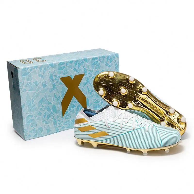 Design Trendy Gold Soccer Shoes Football Sports Shoes Asicci Soccer Cleats Shoes 2018 Importacion
Design Trendy Gold Soccer Shoes Football Sports Shoes Asicci Soccer Cleats Shoes 2018 Importacion