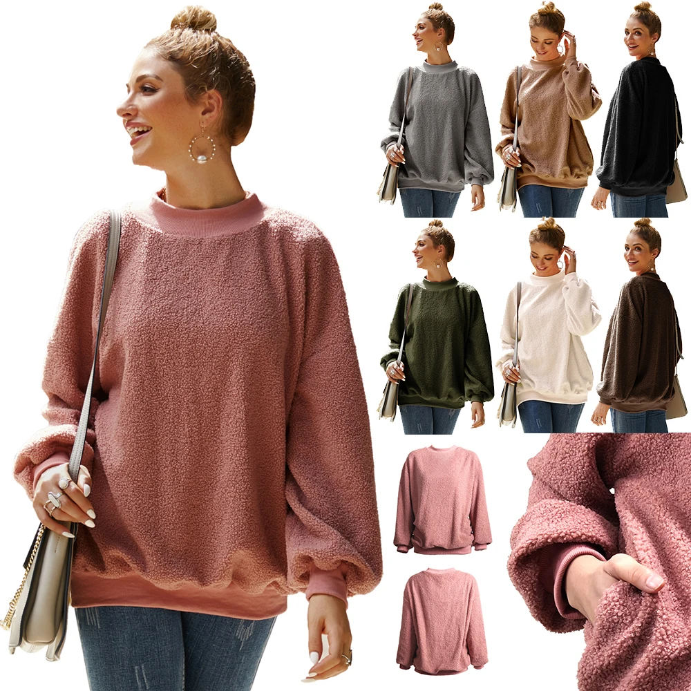 Explosion models plus velvet sweater women's autumn and winter hooded long-sleeved plush fleece top
Explosion models plus velvet sweater women's autumn and winter hooded long-sleeved plush fleece top