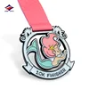 Longzhiyu 13 years china supplier custom metal commemorative medal fashional cartoon medal enamel medal sport medallion award