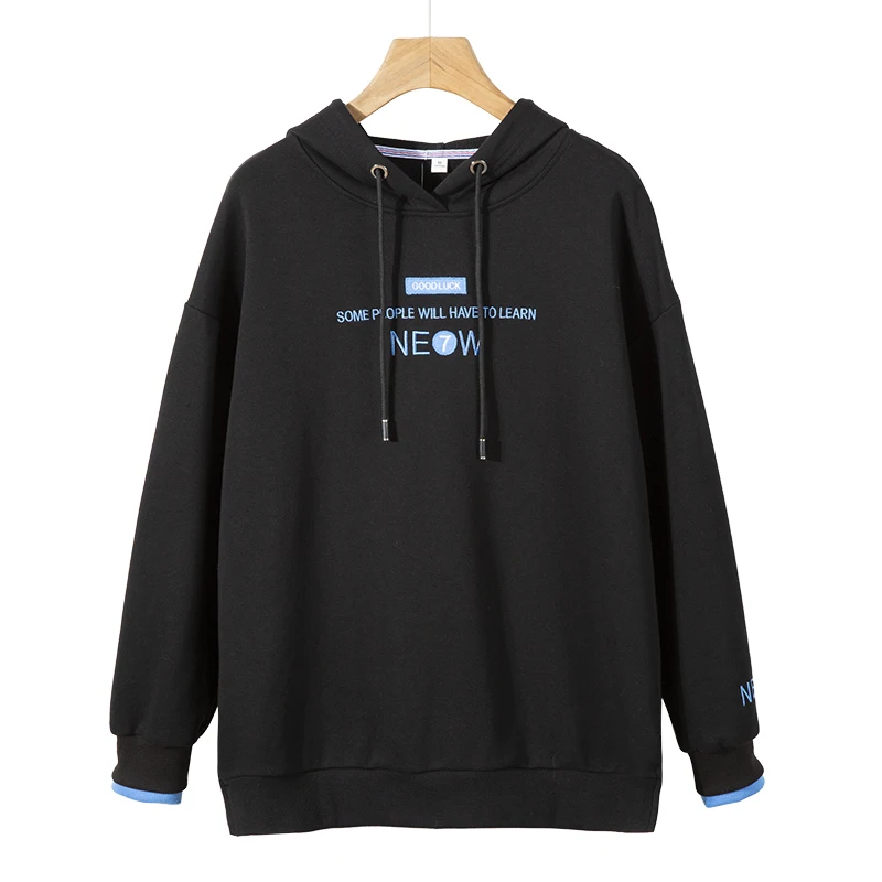 Rummandy Fashion Womens Good Luck Embroidery Contrast Color Sleeve hoodie Custom oversize sweaters, Customized color
Rummandy Fashion Womens Good Luck Embroidery Contrast Color Sleeve hoodie Custom oversize sweaters, Customized color