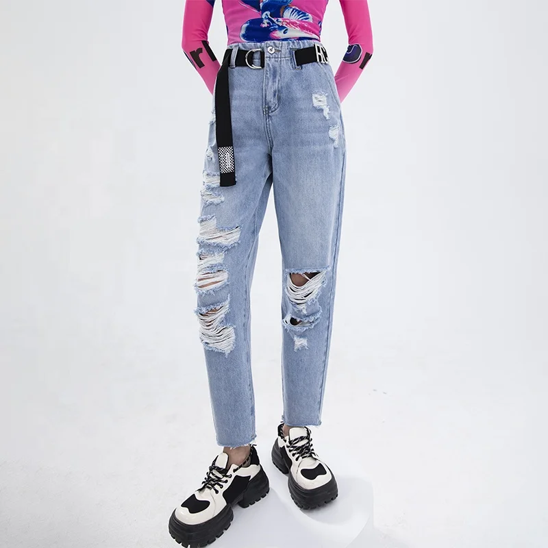 High Waist Women's Jeans Wide-leg Korean Loose Straight Mopping Pants Women Jean Boyfriend style denim trousers hip hop clothing
High Waist Women's Jeans Wide-leg Korean Loose Straight Mopping Pants Women Jean Boyfriend style denim trousers hip hop clothing