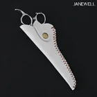 Cowhide leather hair scissors bag colorful barber scissors holster for 1 scissor