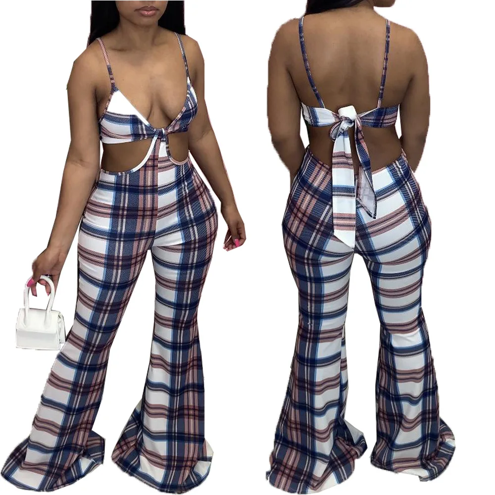 2021 Women Clothing Summer Sexy Jumpsuits Pants Girls' Outfits Clothes One Piece Plaid Jumpsuits For Ladies
2021 Women Clothing Summer Sexy Jumpsuits Pants Girls' Outfits Clothes One Piece Plaid Jumpsuits For Ladies