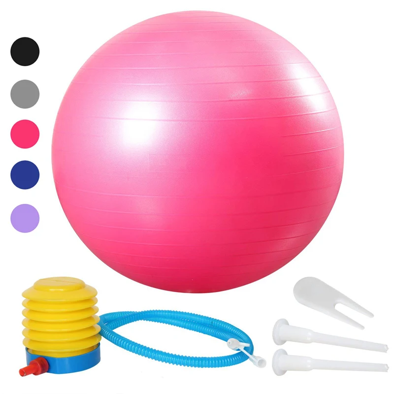 55/65/75cm Yoga Exercise Pilates Gym Fit ball Anti Burst Slip Resistant Balance Ball for Workout Fitness
55/65/75cm Yoga Exercise Pilates Gym Fit ball Anti Burst Slip Resistant Balance Ball for Workout Fitness