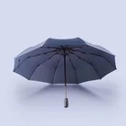 Multifunctional Tri-Folding Umbrella Sunshade Automatic Windproof Inverted Umbrella