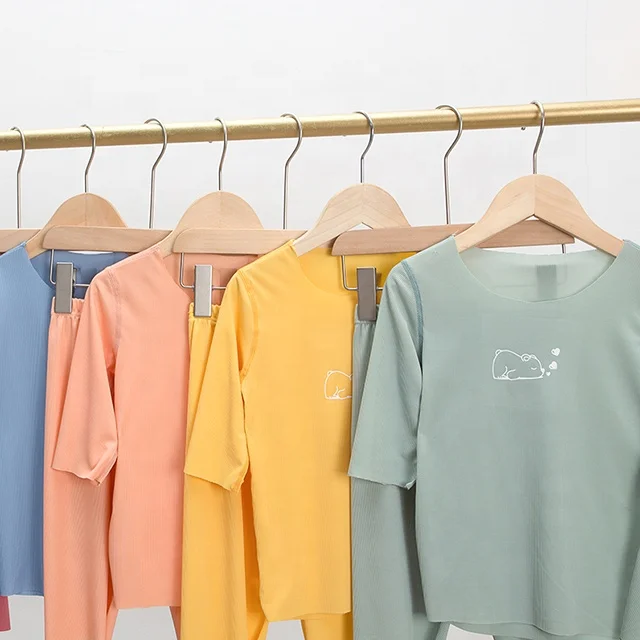 Wholesale Kids T Shirts Set In Summer Children Clothing Cool As Ice Smooth And Soft Girl And Boy Pajamas Baby Sleepwear Quality, Solid
Wholesale Kids T Shirts Set In Summer Children Clothing Cool As Ice Smooth And Soft Girl And Boy Pajamas Baby Sleepwear Quality, Solid