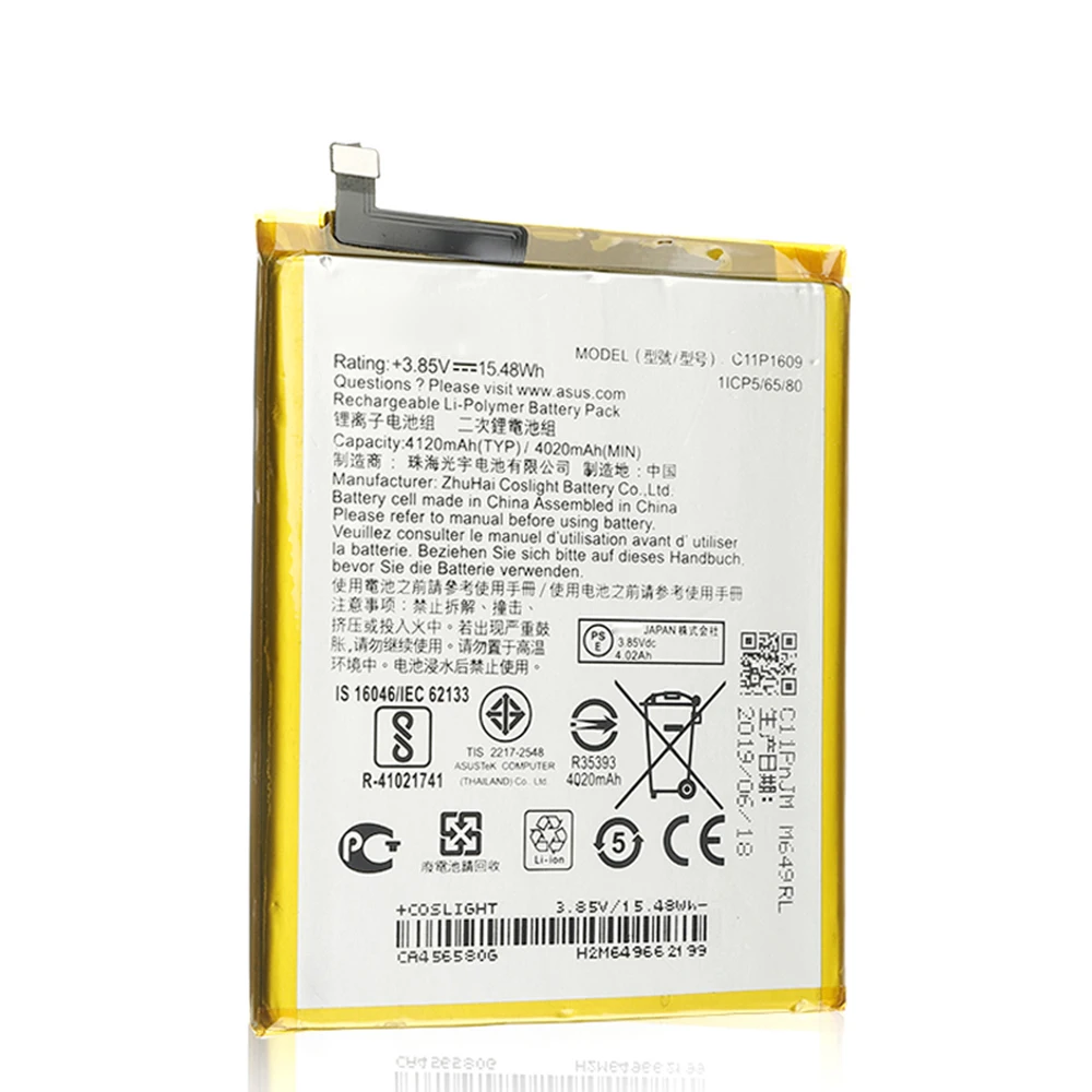 Factory Wholesale Cell Phone li-ion Battery for ASUS ZF 3 MAX C11P1609 Z3 Max ZC553KL Laptop 5.5 Inch
Factory Wholesale Cell Phone li-ion Battery for ASUS ZF 3 MAX C11P1609 Z3 Max ZC553KL Laptop 5.5 Inch