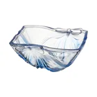 2019 new product art decorate glass fruit and salad bowl