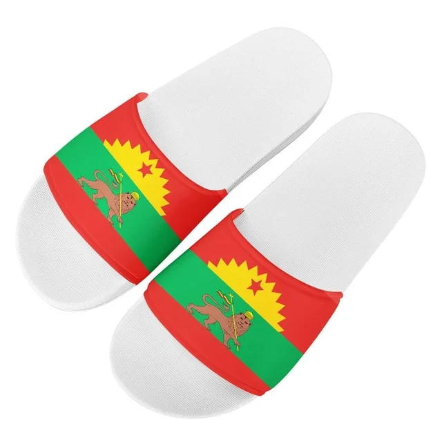 Funny Flag Of The Oromo People Oromoo Printed Summer Women Flats Sandals Indoor Flip Flops Non-Slip Home Slippers, Customized
Funny Flag Of The Oromo People Oromoo Printed Summer Women Flats Sandals Indoor Flip Flops Non-Slip Home Slippers, Customized