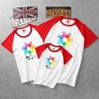 Custom special design cotton couple T shirts family shirts