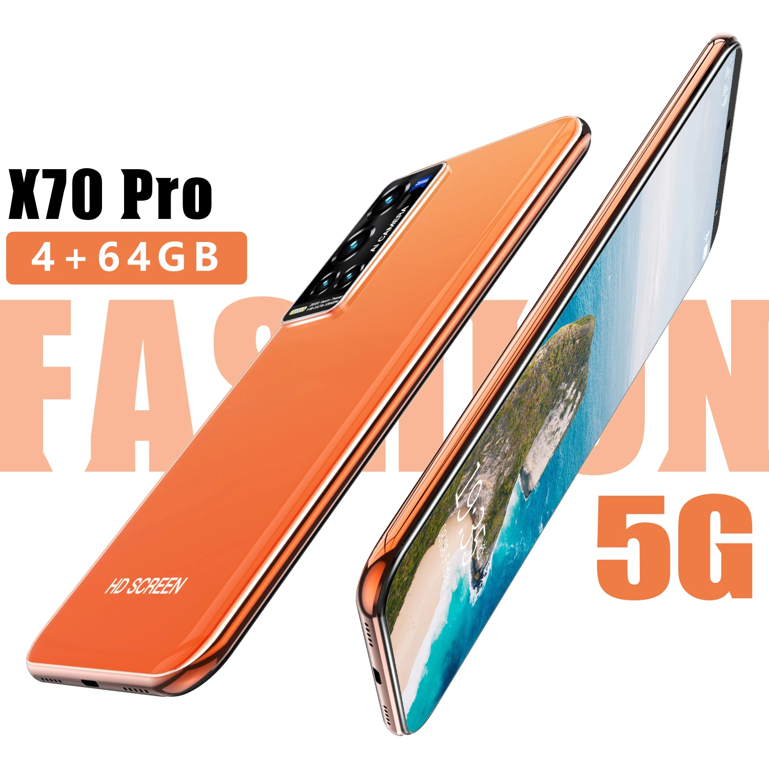 Global smartphone X70 Pro 6.1inch 4 + 64GB 4000mAH battery capacity 8mp + 12mp front and rear HD photography Smartphone
Global smartphone X70 Pro 6.1inch 4 + 64GB 4000mAH battery capacity 8mp + 12mp front and rear HD photography Smartphone