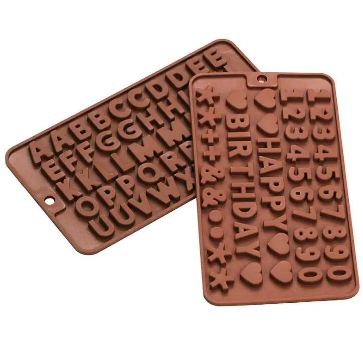Promo DIY Happy Birthday Cake Decorations Symbols Silicone Letter Mold and Number Chocolate Molds
Promo DIY Happy Birthday Cake Decorations Symbols Silicone Letter Mold and Number Chocolate Molds