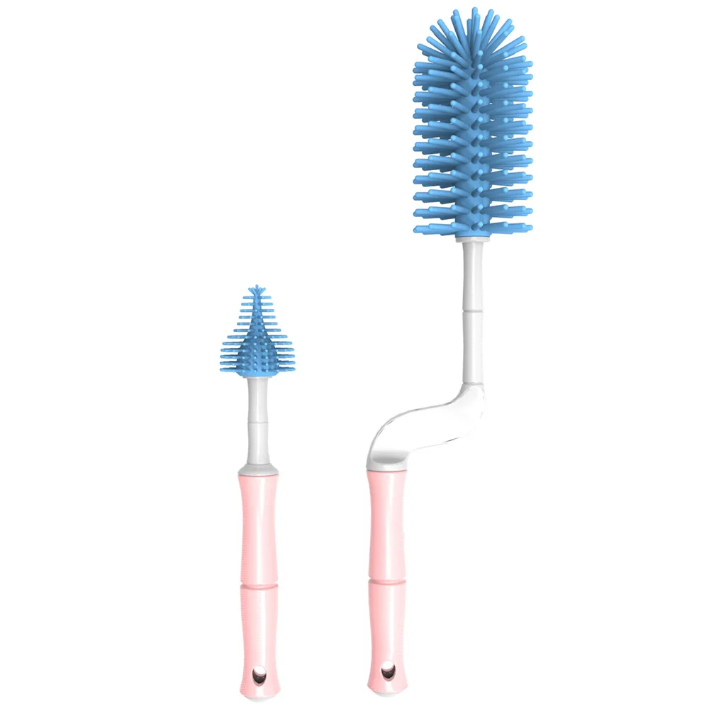 2020 New Style Feeding Bottle Brush 360 Degree Silicone Baby Bottle Brush Cleaner Sets
2020 New Style Feeding Bottle Brush 360 Degree Silicone Baby Bottle Brush Cleaner Sets