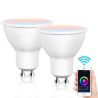 5W LED Smart Bulb GU10 WiFi LED Bulb Work with Alexa Google Assistant Tunable White RGB Color Changing Smart Light Bulb
