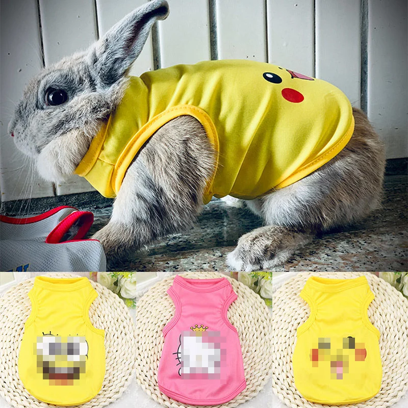 Cute cartoon little rabbit vest summer thin breathable dog cat rabbit clothes Teddy pet products, Multi
Cute cartoon little rabbit vest summer thin breathable dog cat rabbit clothes Teddy pet products, Multi