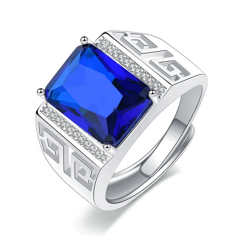 Factory wholesale luxury men sapphire cubic zircon platinum plated engagement wedding ring jewlry
Factory wholesale luxury men sapphire cubic zircon platinum plated engagement wedding ring jewlry