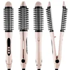 New Innovative Ceramic Tourmaline 450 Temperature PTC Heater One Curling Iron 2 in 1 Hair Straightener Curler