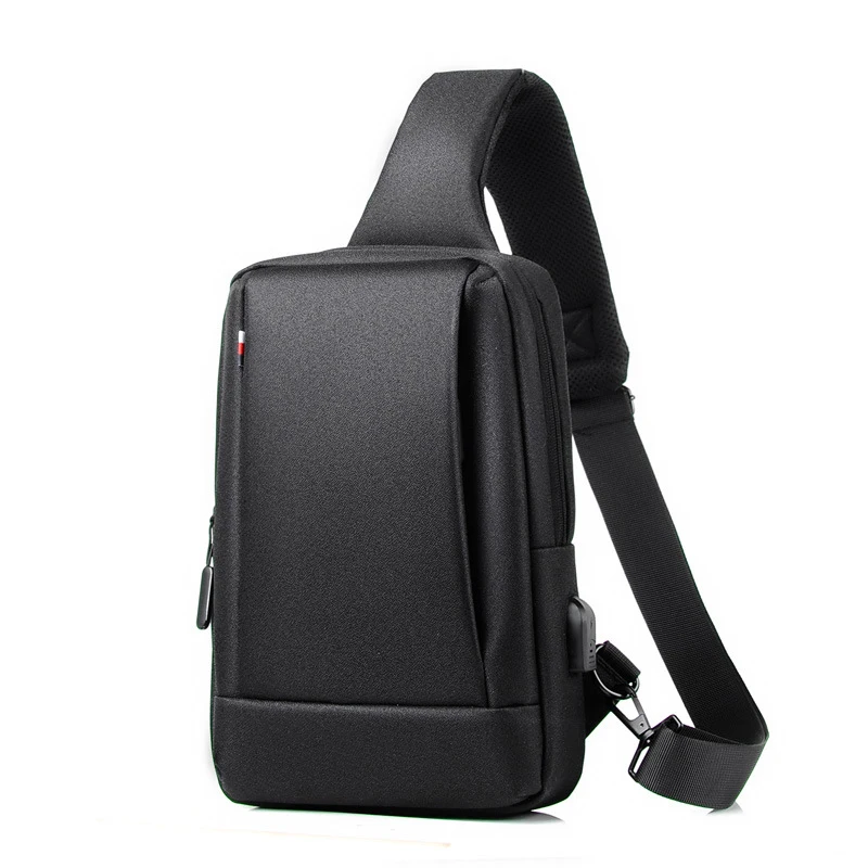 2021 New men waterproof Oxford cloth business casual one shoulder large capacity messenger with USB travel bag
2021 New men waterproof Oxford cloth business casual one shoulder large capacity messenger with USB travel bag