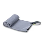 Colorfast soft Suede Microfiber Gym travel Sport Towel