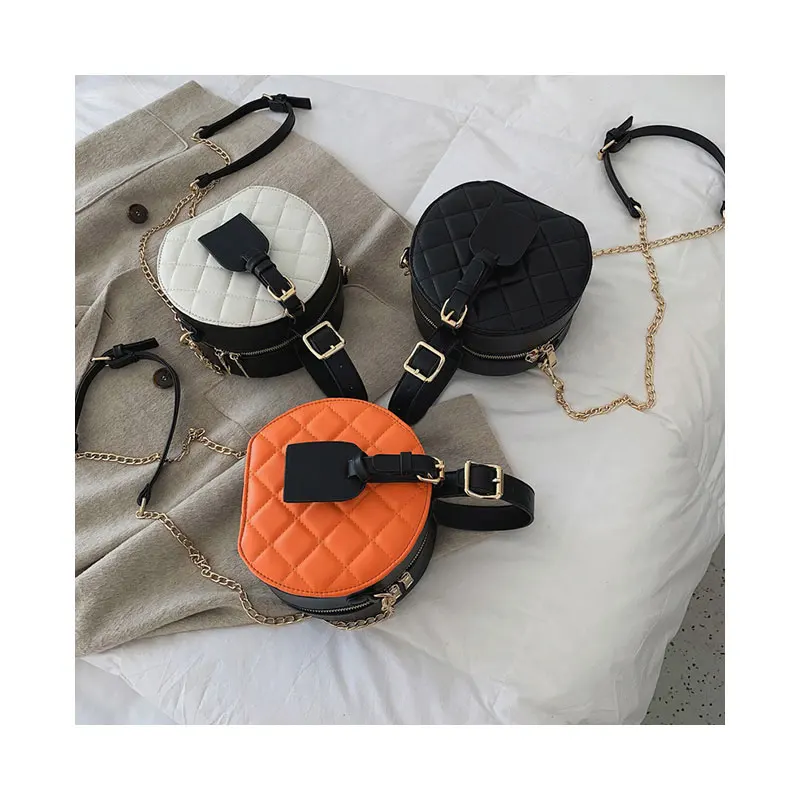 rhombus Pattern Type beautiful girl leather small round bag black handbags for women on sale
rhombus Pattern Type beautiful girl leather small round bag black handbags for women on sale