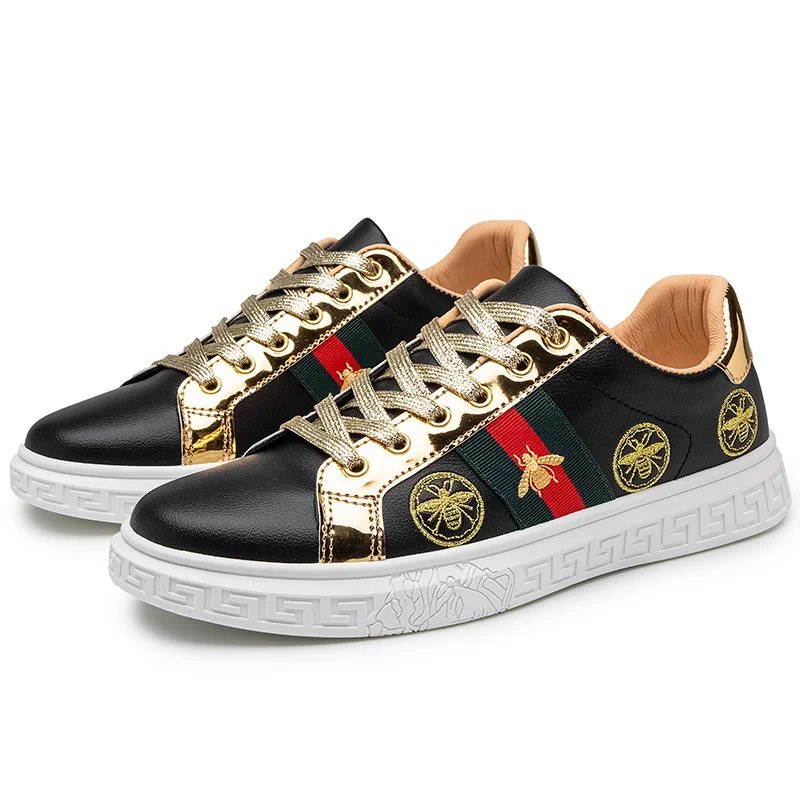 2021 New Women men luxury Bee Genuine Ceremonial for Dress party wedding Shoes lighting zapatillas Lace Print Men's Casual Shoes
2021 New Women men luxury Bee Genuine Ceremonial for Dress party wedding Shoes lighting zapatillas Lace Print Men's Casual Shoes