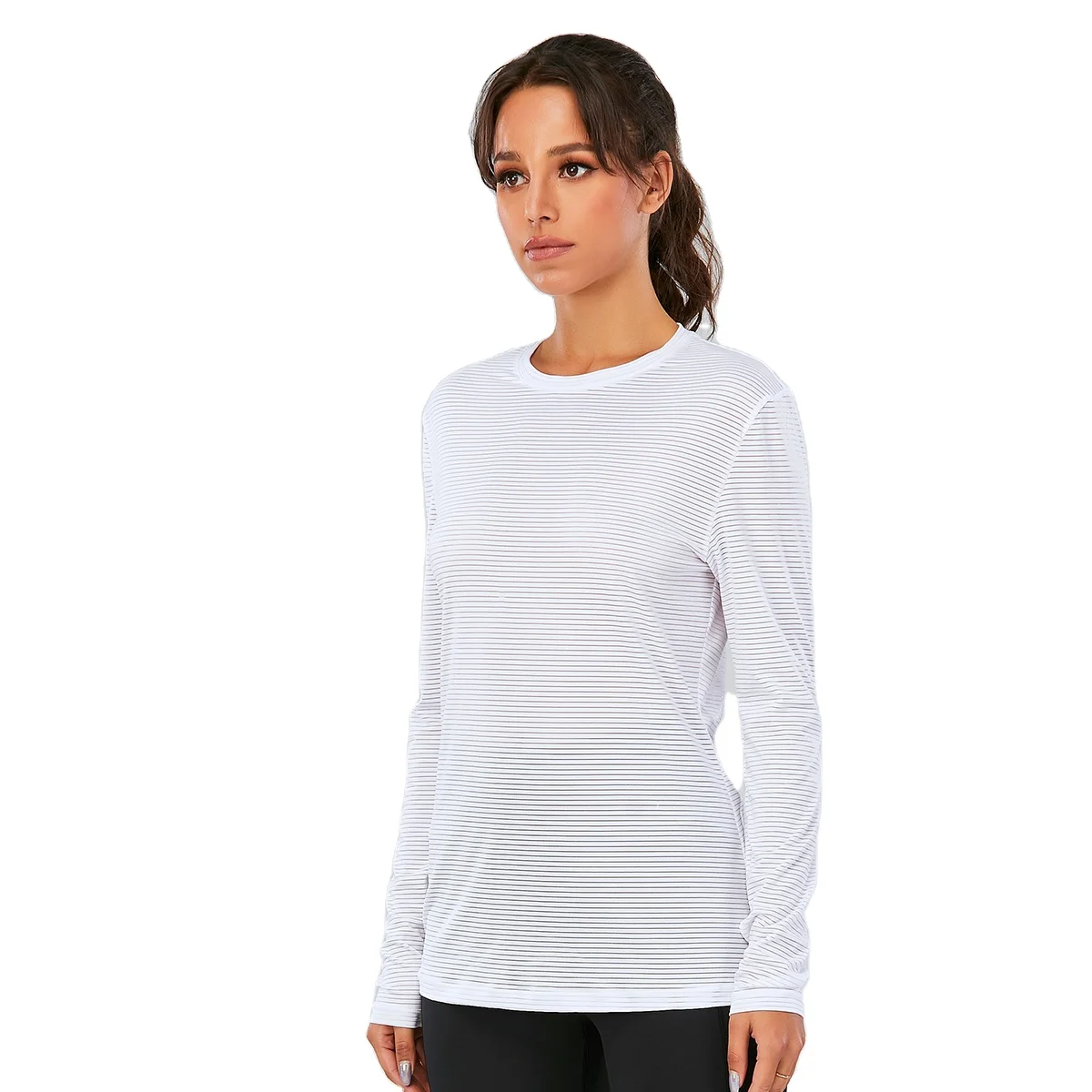 Long sleeve active wear gym t shirt women women fitness yoga top sports t-shirt, Custom;fitness shirt women
Long sleeve active wear gym t shirt women women fitness yoga top sports t-shirt, Custom;fitness shirt women