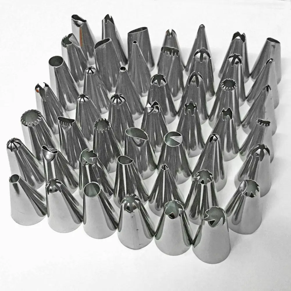 48Pcs/set Cake Tool Decorating Stainless Steel Icing Piping Nozzles Pastry Tips Set Cake Baking Tools Good Quality Accessories
48Pcs/set Cake Tool Decorating Stainless Steel Icing Piping Nozzles Pastry Tips Set Cake Baking Tools Good Quality Accessories