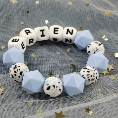 hot sale ilicone beads bracelet Wood Letter wrist bands silicone rubber bracelet Food Grade Chewable beads bracelets, Picture shows
hot sale ilicone beads bracelet Wood Letter wrist bands silicone rubber bracelet Food Grade Chewable beads bracelets, Picture shows