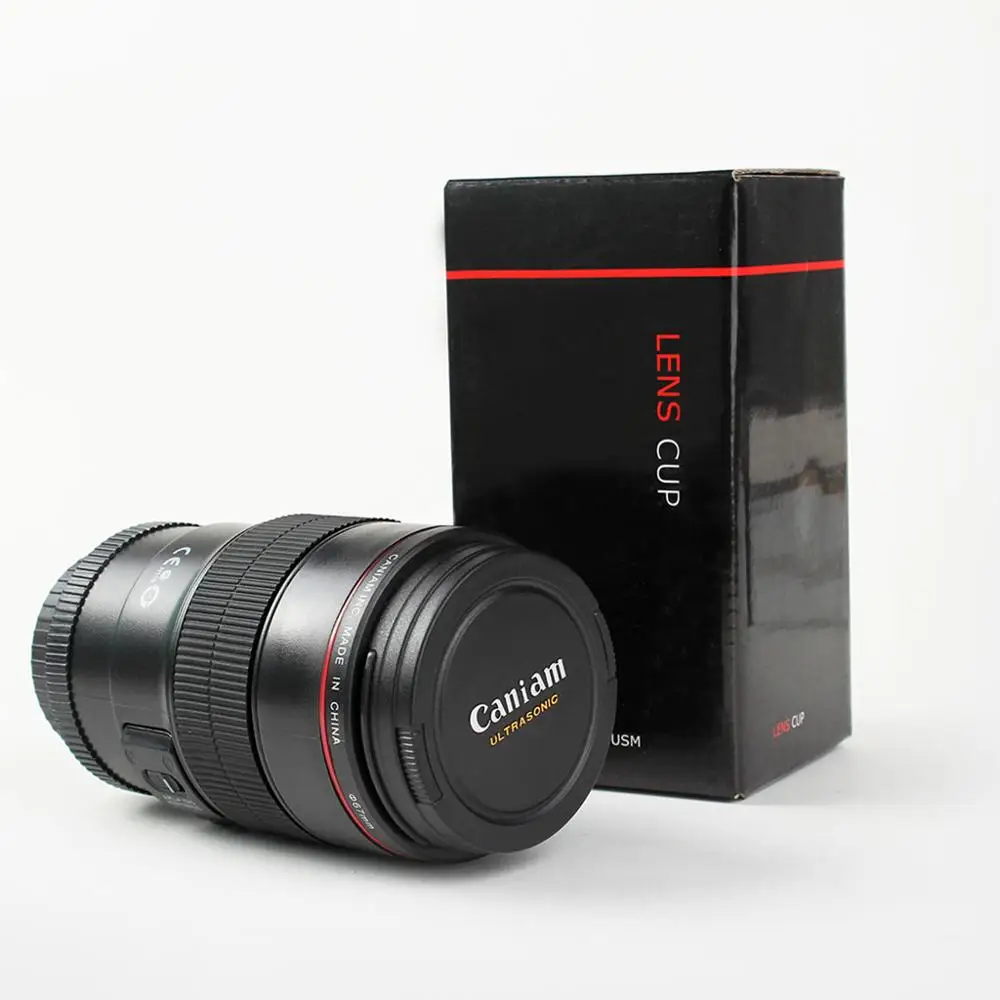 Feiyou drinkware type hot sale stainless steel reusable coffee cup camera lens travel mug with custom logo
Feiyou drinkware type hot sale stainless steel reusable coffee cup camera lens travel mug with custom logo