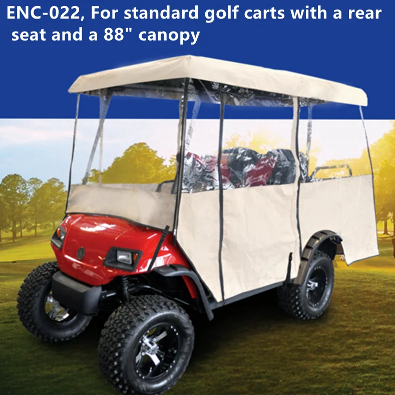 Accept OEM Waterproof Superior Golf Cart Rain Cover Buggy Driving ...