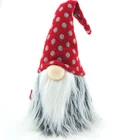 Handmade swedish scandinavian tomte nordic elf dwarf lovely plush crafts wholesale standing Christmas gnome