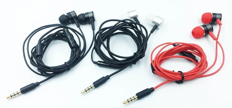 FITHEM 2019 high quality cheap Price Wired metal In-ear Headphones with mic wiredearbuds earphones headphone - ANKUX.COM