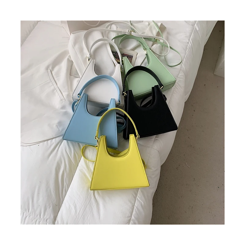 U Shape Women Handbag Retro Solid Subaxillary Bag Vintage Small Triangle Handbags Female Luxury Candy Color Shoulder Bag Lady
U Shape Women Handbag Retro Solid Subaxillary Bag Vintage Small Triangle Handbags Female Luxury Candy Color Shoulder Bag Lady