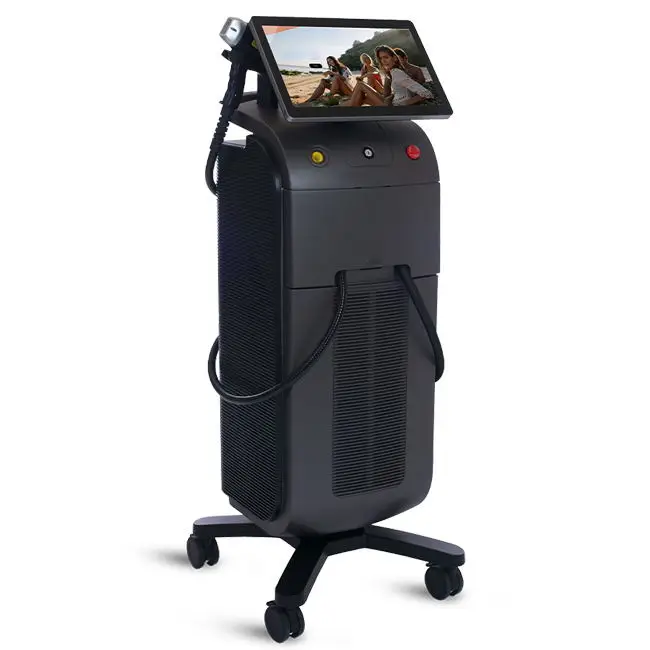 Professional Germany laser six and tanned skin type vertical diode laser hair removal machine KM600D
Professional Germany laser six and tanned skin type vertical diode laser hair removal machine KM600D