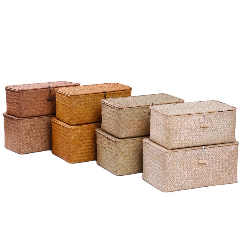 Set of 3 Woven seagrass Storage Bins with Lid Natural Seagrass Basket Boxes Multipurpose Home Organizer Bins Boxes for cabinet, Customize color
Set of 3 Woven seagrass Storage Bins with Lid Natural Seagrass Basket Boxes Multipurpose Home Organizer Bins Boxes for cabinet, Customize color