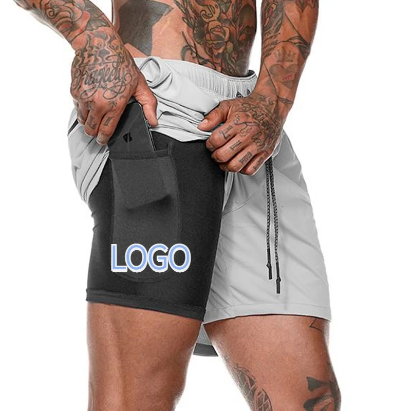 Athletic Wear Mens 2 in 1 Polyester GYM Shorts Blank Basketball Training Fitness Sport Sweat Shorts With Pocket
Athletic Wear Mens 2 in 1 Polyester GYM Shorts Blank Basketball Training Fitness Sport Sweat Shorts With Pocket