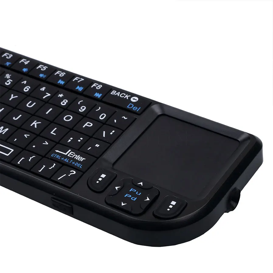 Original mini A8 Spanish Wireless Keyboard 2.4G Air Fly Mouse Handheld Touchpadgaming for smart TV Android tv box PC Laptop, Black
Original mini A8 Spanish Wireless Keyboard 2.4G Air Fly Mouse Handheld Touchpadgaming for smart TV Android tv box PC Laptop, Black
