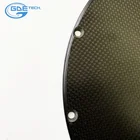 Wholesale customized size CNC cutting carbon fiber sheet high quality glossy 3K carbon fiber board