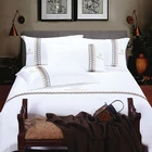 Juntu supplier luxury hotel bedding sets,hotel bed linen,hotel bed sheets set