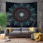Printed Bohemian Print Factory Digital Printed Hippie Bohemian Mandala Tapestry For Wall