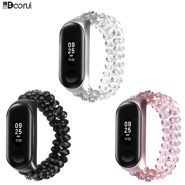BOORUI Crystal Jewelry mi band 6 5 4 3 strap wristband Gems Stones Stainless Steel Metal for xiaomi correa de mi band 6 strap, 3 colors
BOORUI Crystal Jewelry mi band 6 5 4 3 strap wristband Gems Stones Stainless Steel Metal for xiaomi correa de mi band 6 strap, 3 colors