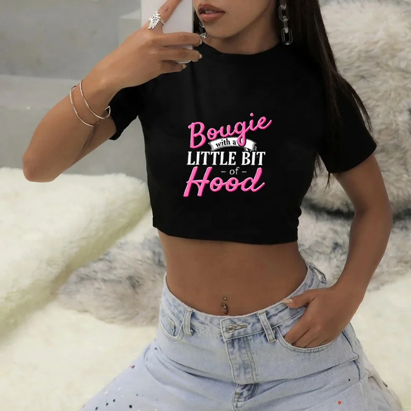 Hot Sell Melanin Poping Tshirt Cool Afro African Black Girl Crop Top Women Clothes Short Graphic Cropped T Shirt, Black white
Hot Sell Melanin Poping Tshirt Cool Afro African Black Girl Crop Top Women Clothes Short Graphic Cropped T Shirt, Black white
