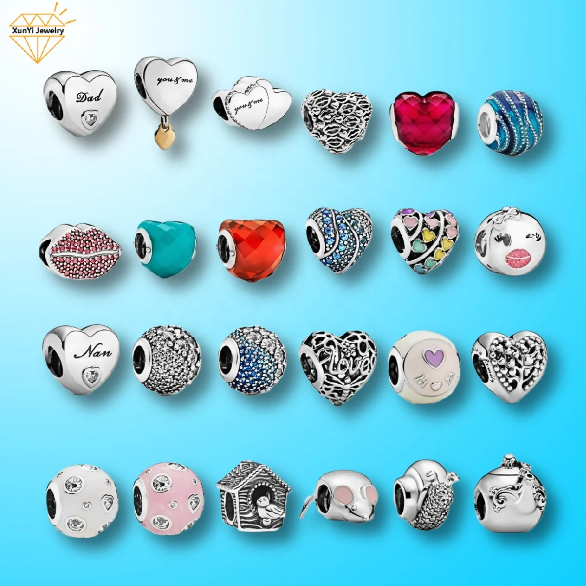 2021 Recommend wholesales DIY charms chilps for bracelet 925 sterling silver, Silver color
2021 Recommend wholesales DIY charms chilps for bracelet 925 sterling silver, Silver color