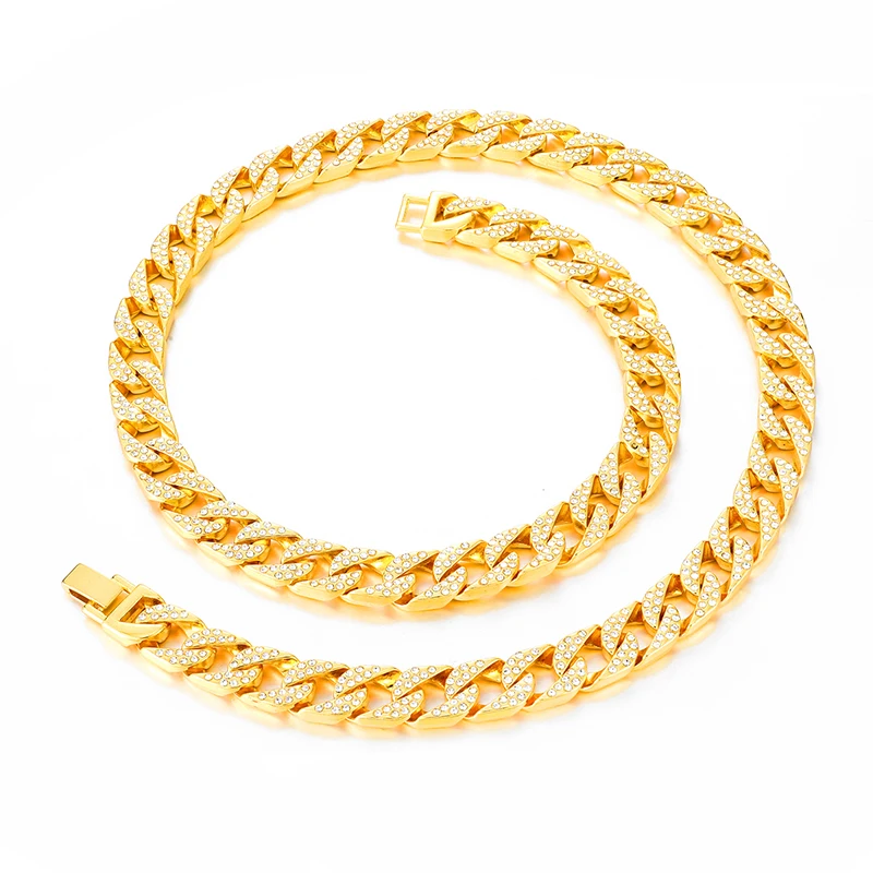 Ruigang New Color Micro Miami Cuban Chain Choker Necklace for Men Rapper Fashion Jewelry, Silver/gold/rose gold
Ruigang New Color Micro Miami Cuban Chain Choker Necklace for Men Rapper Fashion Jewelry, Silver/gold/rose gold