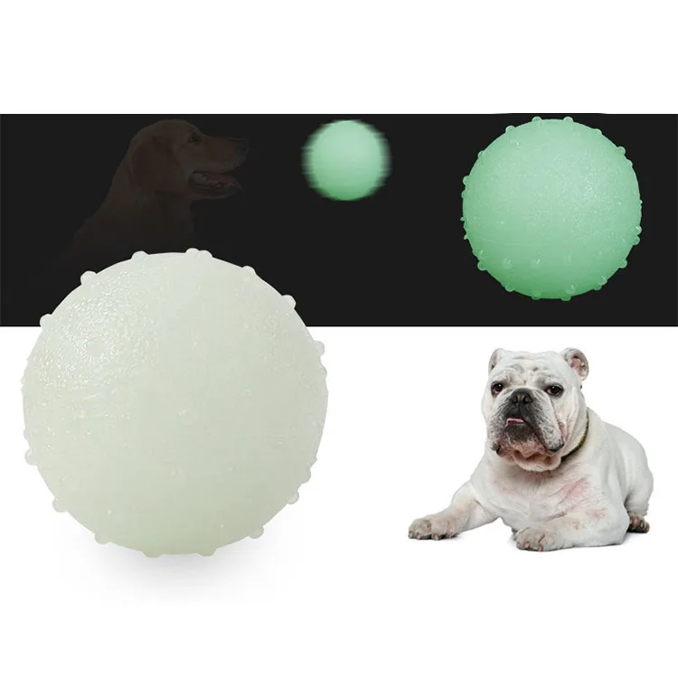 High Quality Bite Resistant Chew Teeth Cleaning Rubber Glow Dog Toy Ball Pet, As pictures
High Quality Bite Resistant Chew Teeth Cleaning Rubber Glow Dog Toy Ball Pet, As pictures