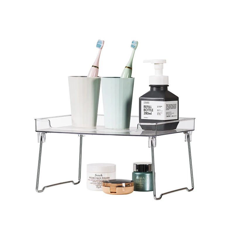 Space Save Stackable White Plastic Storage Rack Shelf, Clear or customized color
Space Save Stackable White Plastic Storage Rack Shelf, Clear or customized color