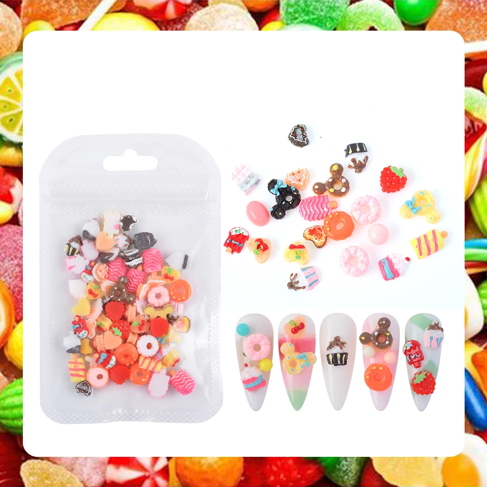 new products 2021 nail art stickers 3D Colored candy Resin Kawaii Nail Charms Bagged nail accessories for American girl
new products 2021 nail art stickers 3D Colored candy Resin Kawaii Nail Charms Bagged nail accessories for American girl
