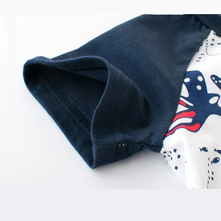 wholesale fashion Baby Boys cartoon Pattern Kids animal whale printed T shirts Short Sleeve Tops
wholesale fashion Baby Boys cartoon Pattern Kids animal whale printed T shirts Short Sleeve Tops