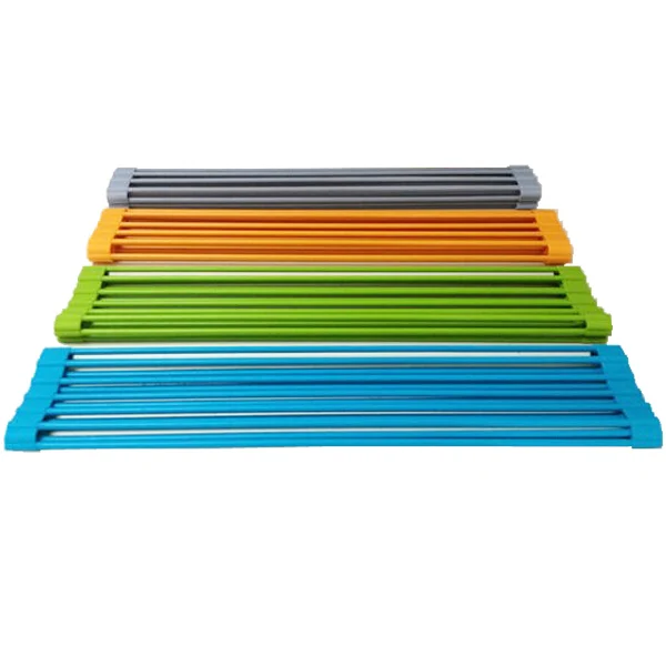 Food Grade Amazon Hot Sale Item Home Use Fold-able Silicone Kitchen storage organizer drying rack, Grey,white and blue
Food Grade Amazon Hot Sale Item Home Use Fold-able Silicone Kitchen storage organizer drying rack, Grey,white and blue